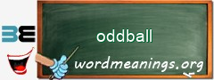 WordMeaning blackboard for oddball